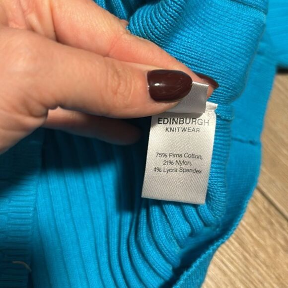 Edinburgh Knitwear Pima Cotton Turtleneck - Picture 4 of 4